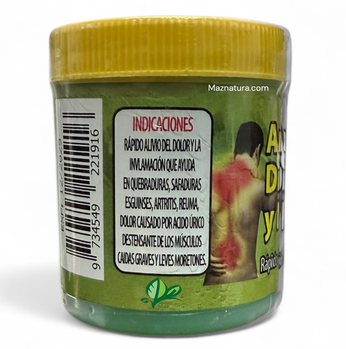 Arnica con Diclofenaco y Naproxeno Pomada 125g