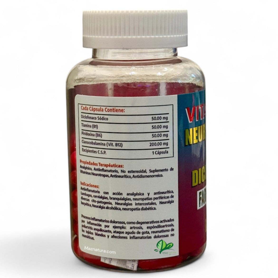 Vitaminas Neurotropas + Diclofenac 100 Capsulas