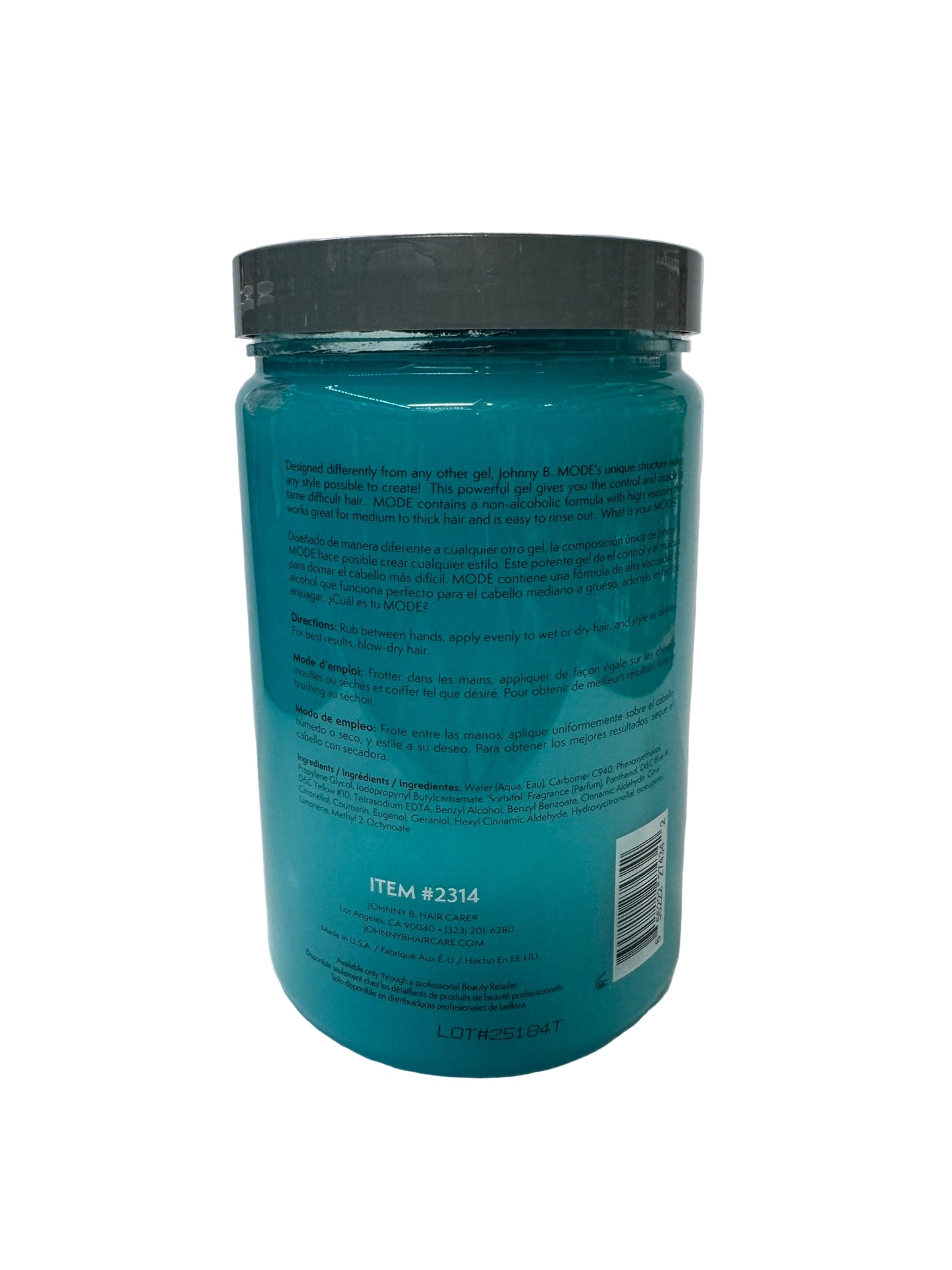Johnny B Mode Styling Gel 32 oz
