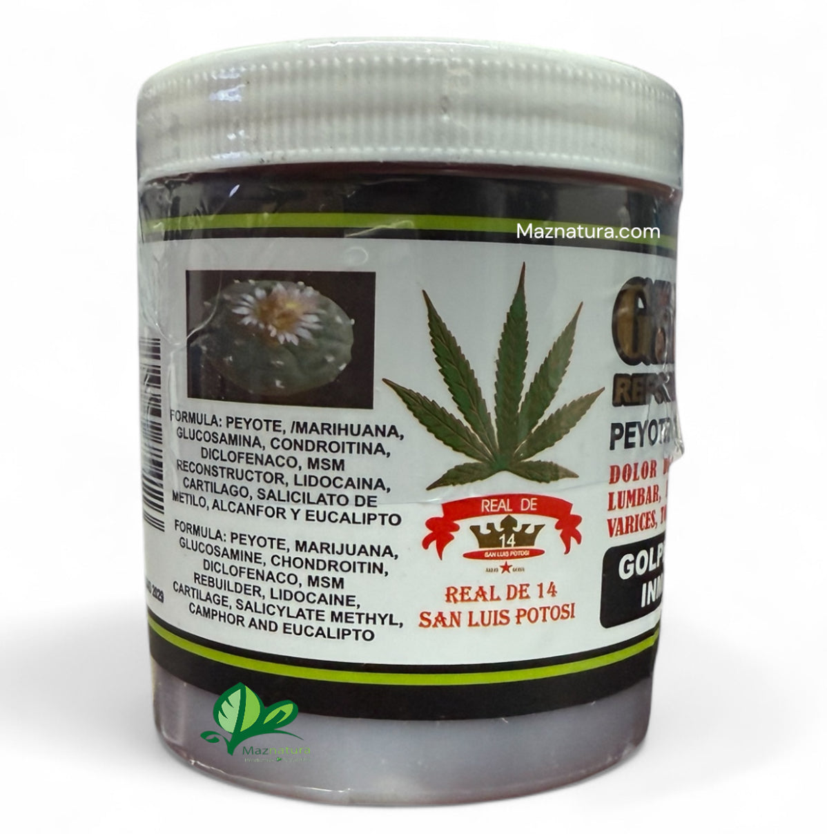 Gel De Peyote Reforzado Golpes Internos Pomada 250g