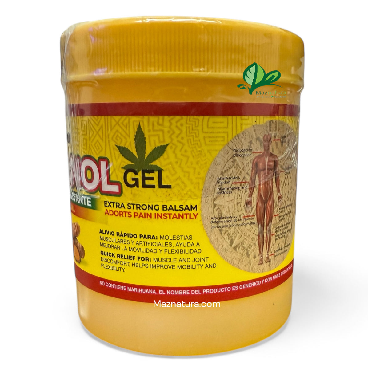 Mariguanol Adormece el Dolor al Instante Pomada 250g