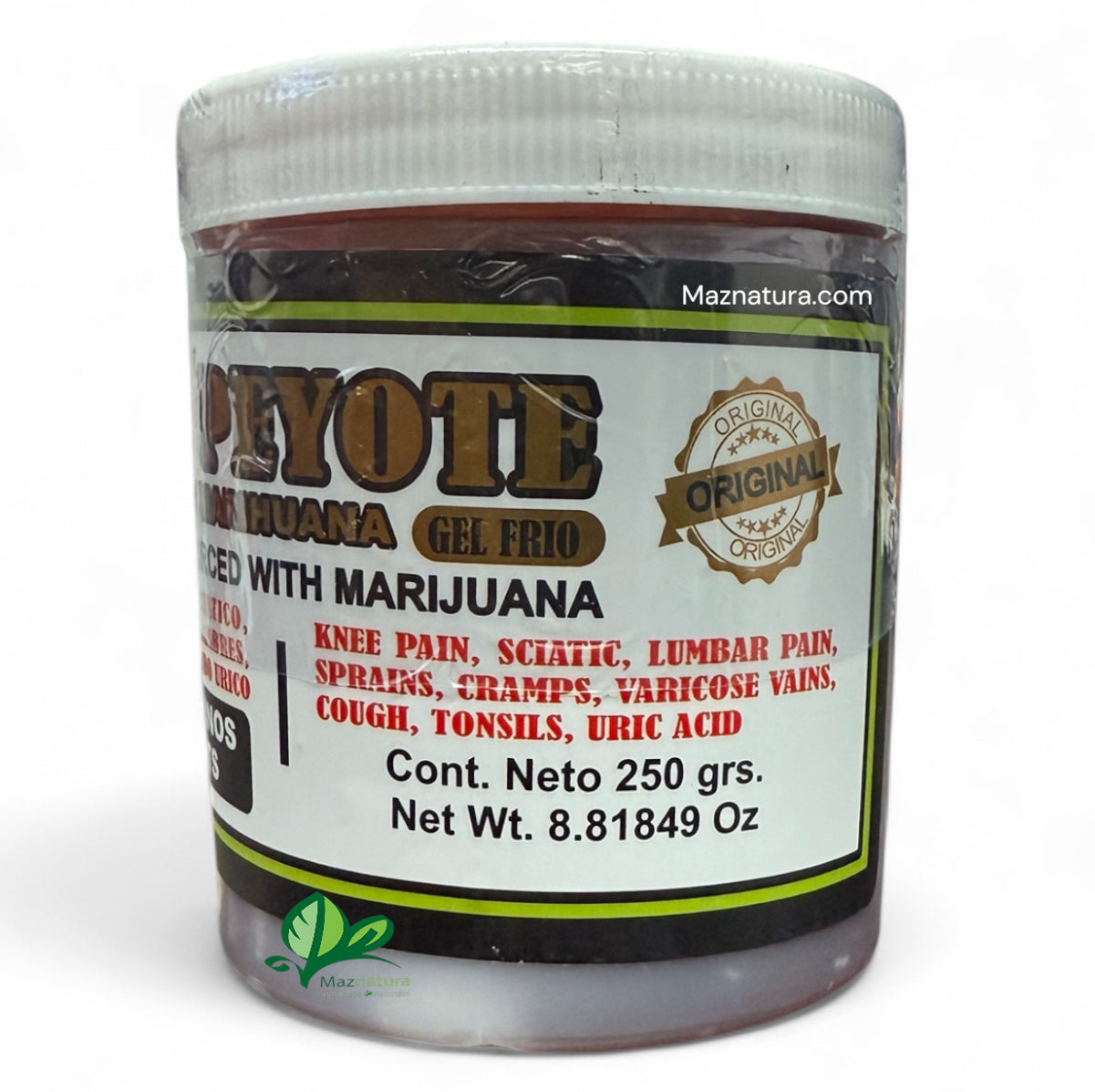 Gel De Peyote Reforzado Golpes Internos Pomada 250g