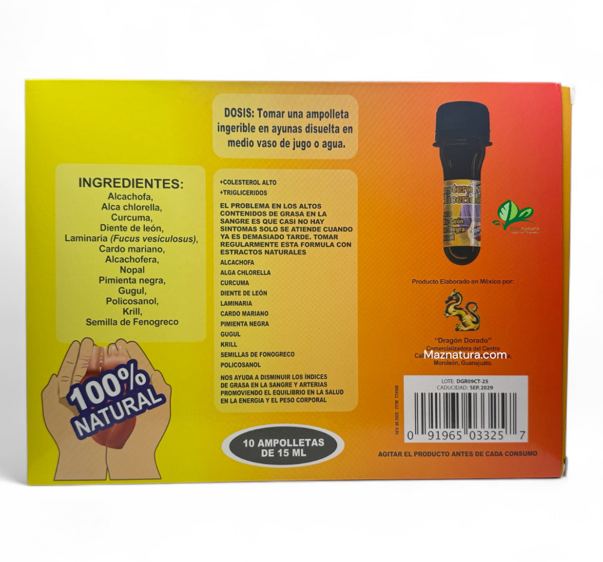 Colesterol y Trigliceridos Reforzado con Omega 3,6,9