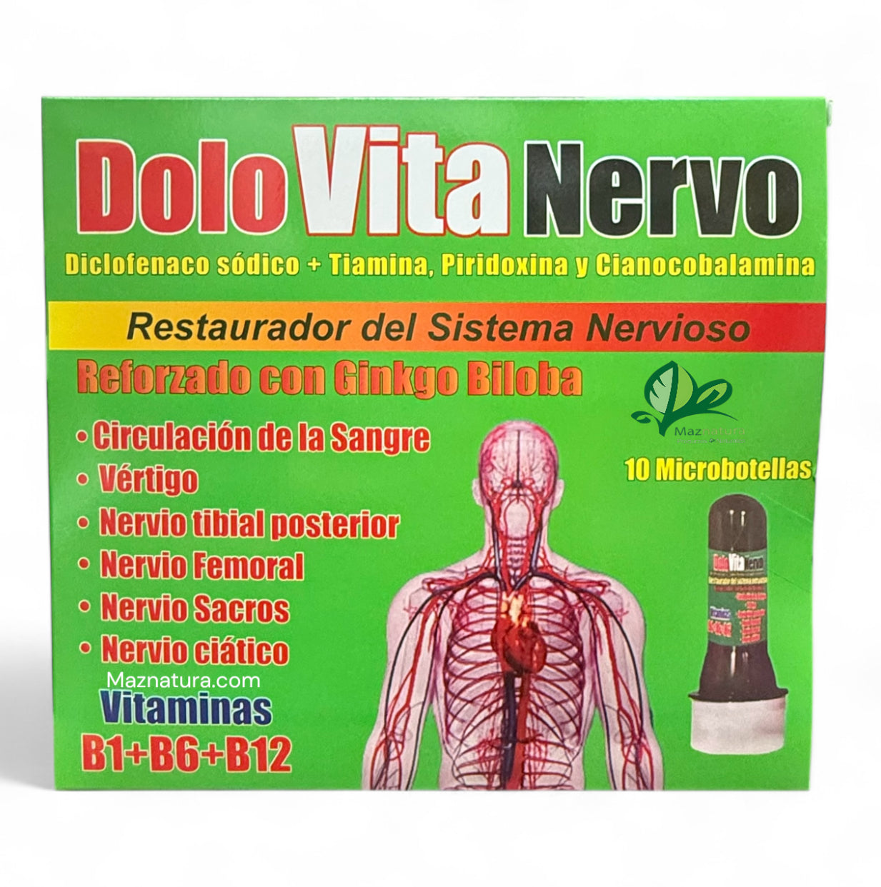 Dolo Vita Nervo Ampolleta Bebible