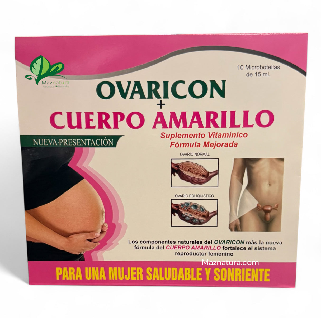 Ovaricon Cuerpo Amarillo Ampolleta Bebible