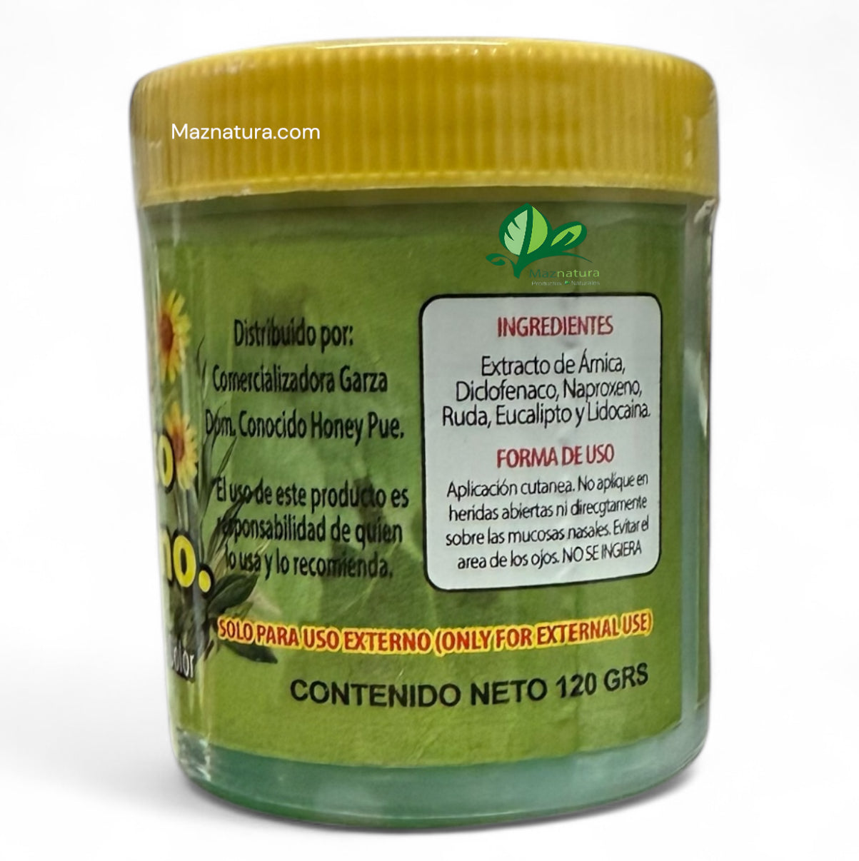 Arnica con Diclofenaco y Naproxeno Pomada 125g