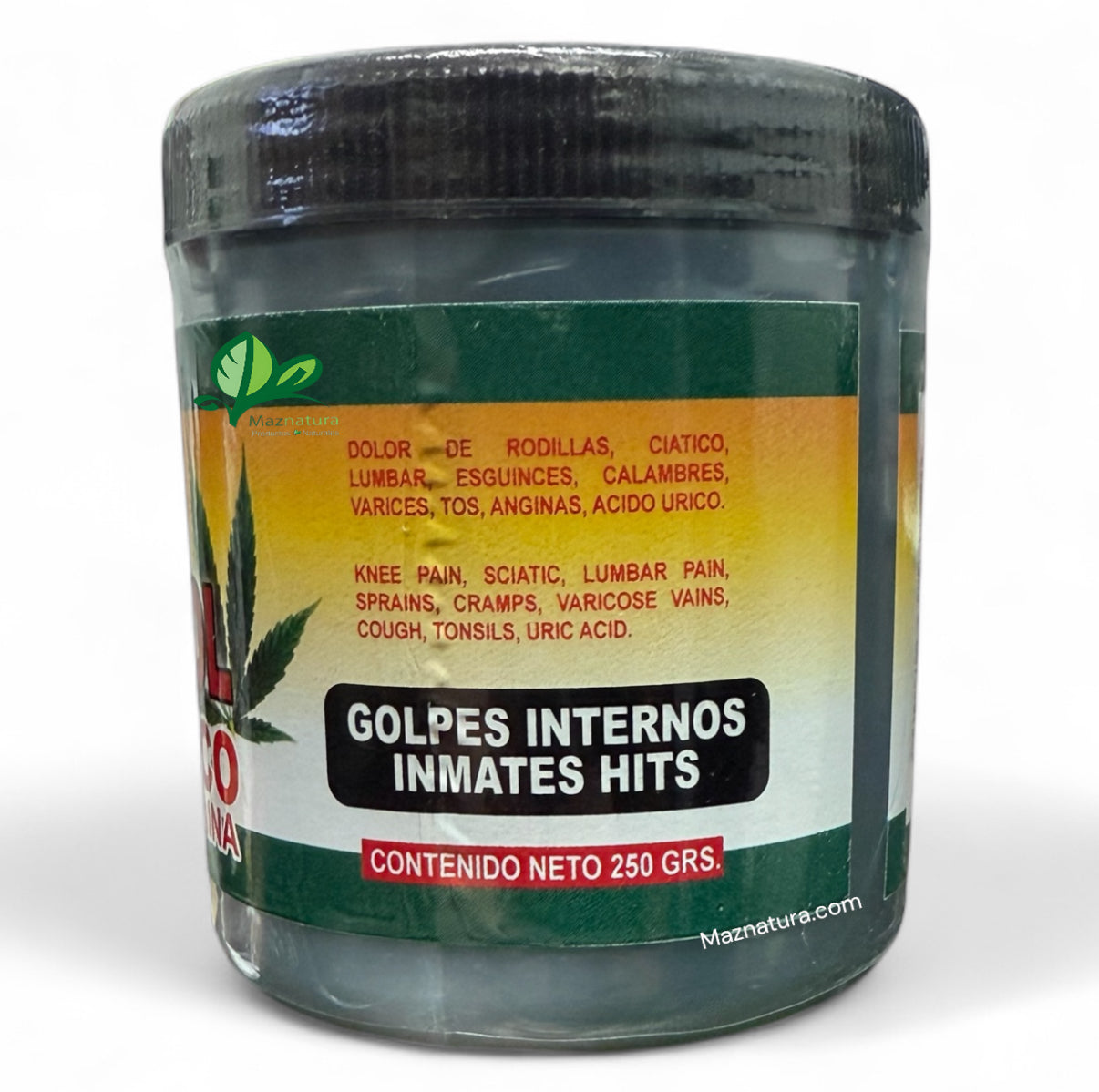 Gel De Mariguanol + Diclofenaco Naproxeno y Lidocaina Pomada 250g