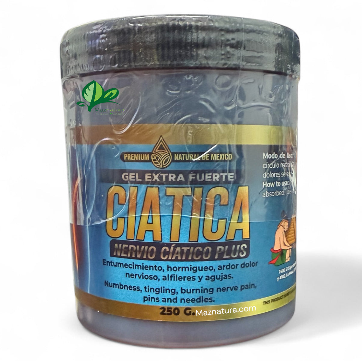 Ciatica Gel Extra Fuerte Nervio Ciatico Plus Pomada 250g