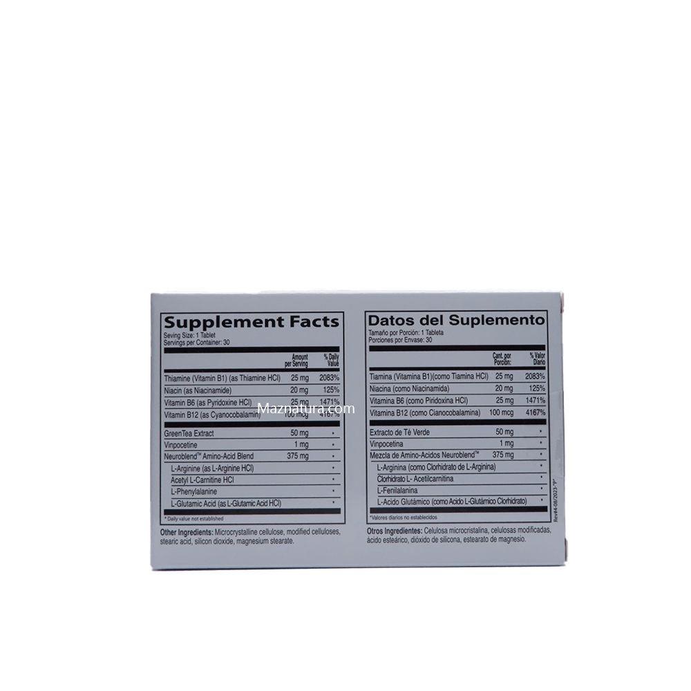 Mezcla activa NeuroBion B1-B6-B12+ Neuro