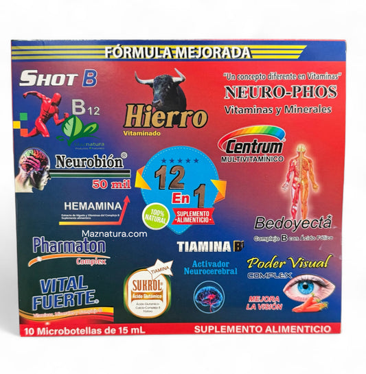 12 en 1 Ampolleta Bebible