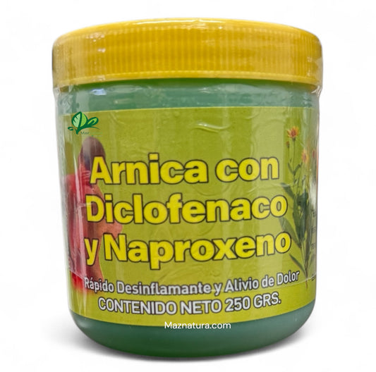 Arnica con Diclofenaco y Naproxeno Crema 250g