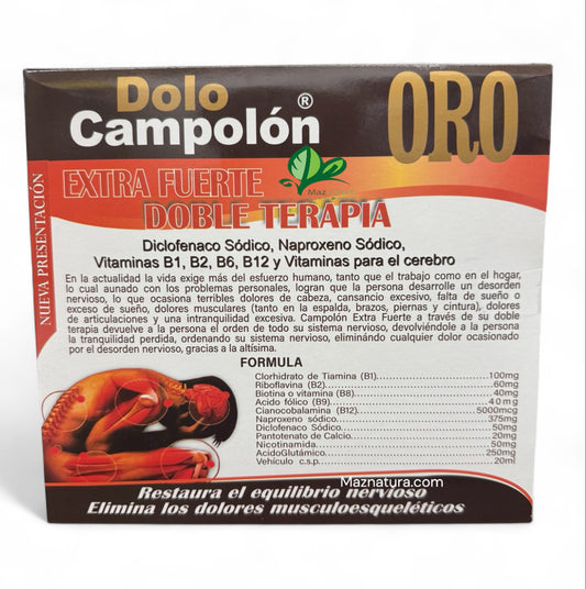Dolo Campolon Oro Ampolleta Bebible