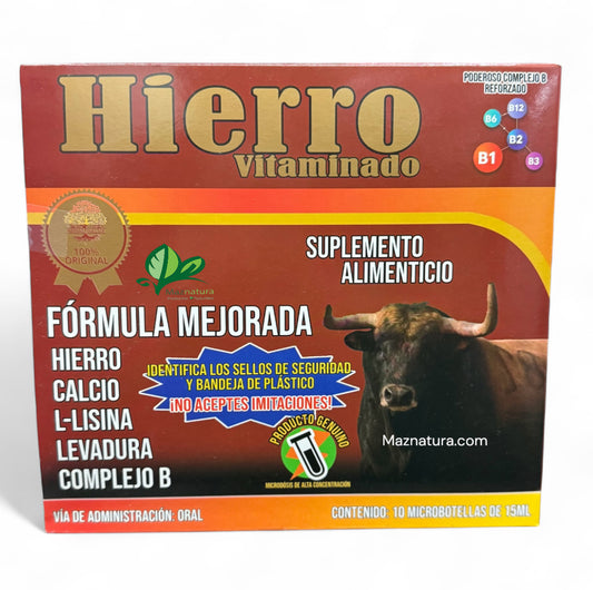 Hierro Vitaminado Ampolleta Bebible