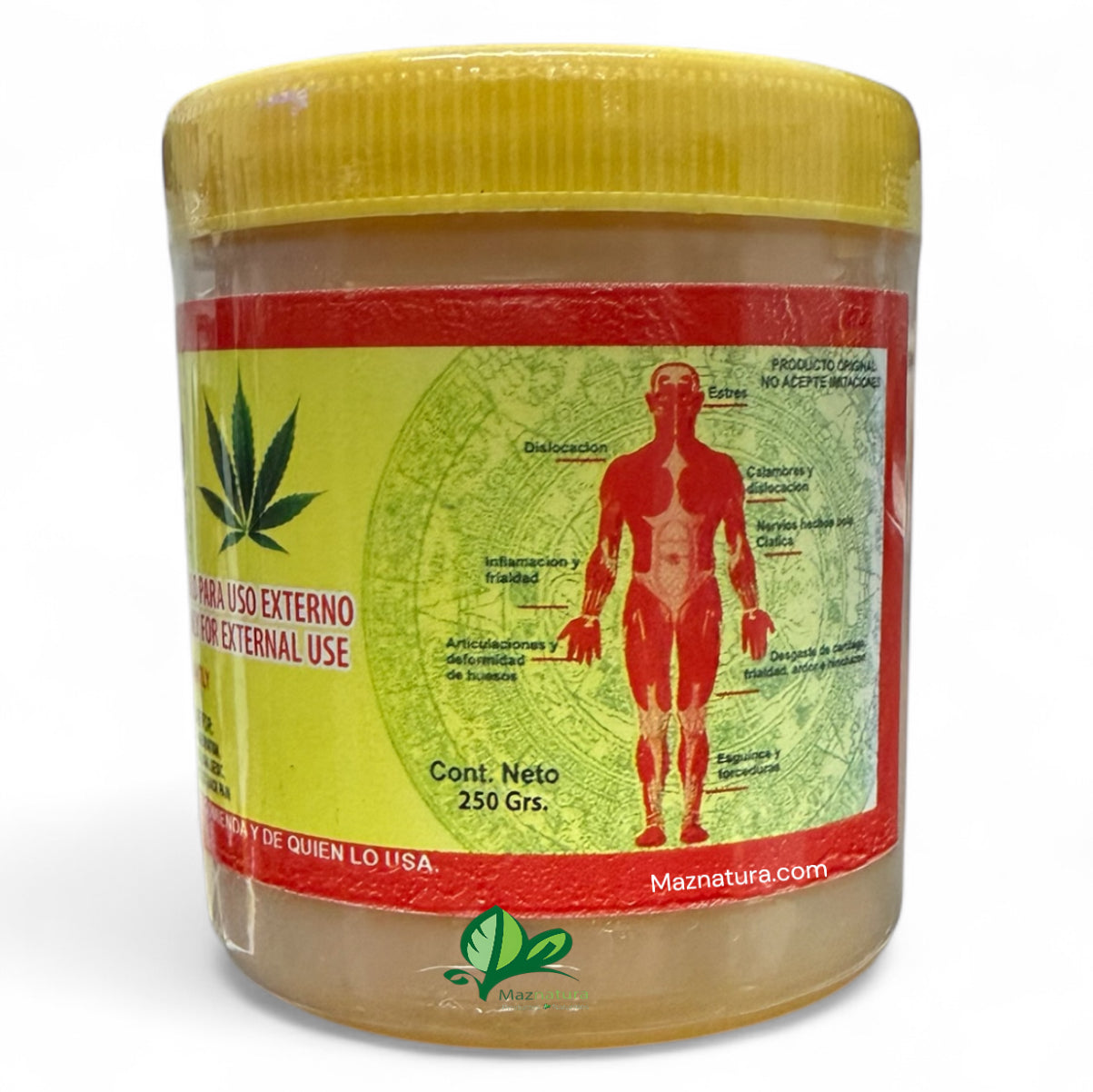 Mariguanol Balsamo Extra Fuerte Adormece el Dolor al Instante 250g
