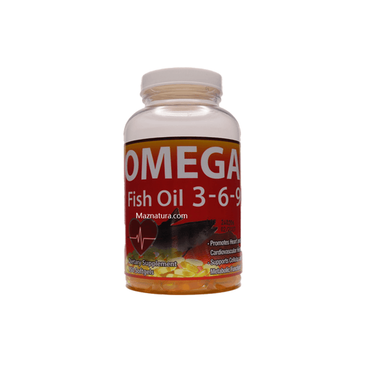 Omega Fish Oil 3-6-9 Softgels - Maznatura Default Title