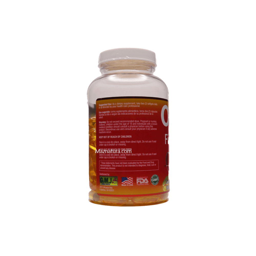 Omega Fish Oil 3-6-9 Softgels - Maznatura Default Title