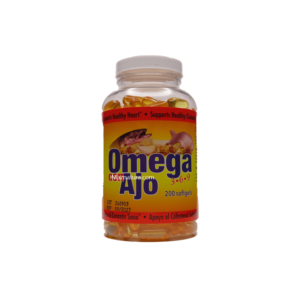 Omega con Ajo 3-6-9 Softgels