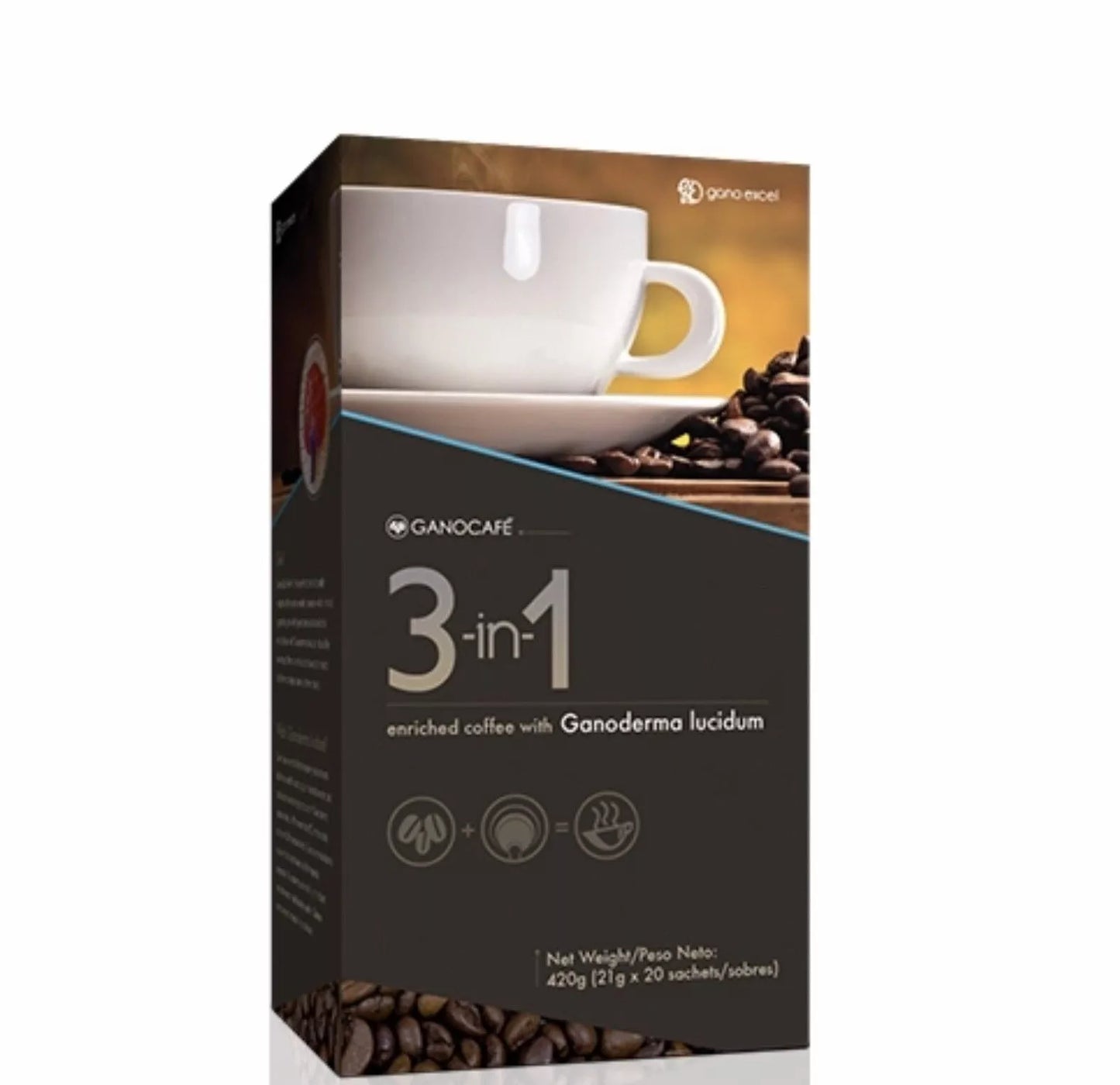 Gano Excel GanoCafe 3 in 1 Coffee - Maznatura Default Title