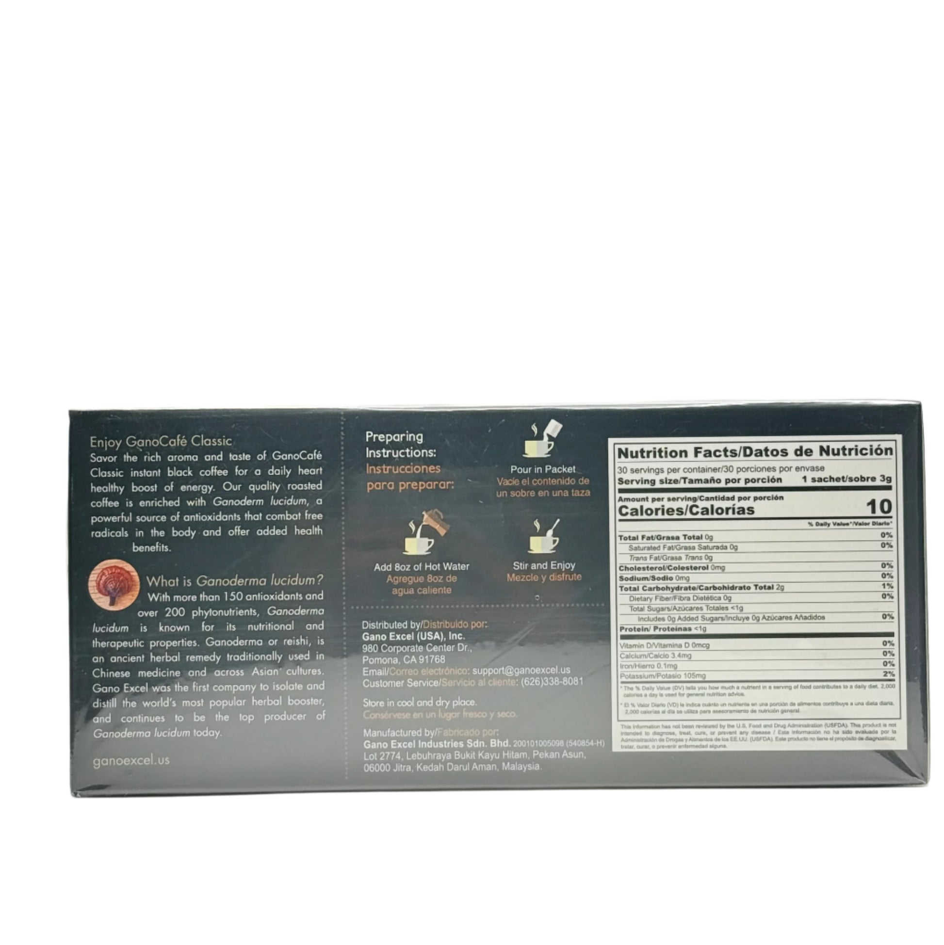 Gano Excel Ganocafe Classic Ganoderma Coffee - Maznatura Default Title
