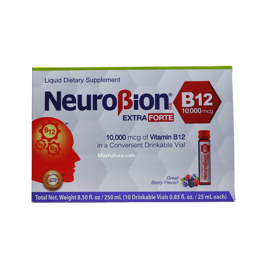 NeuroBion B12 10,000 mcg Extra Fuerte Sabor a Bayas