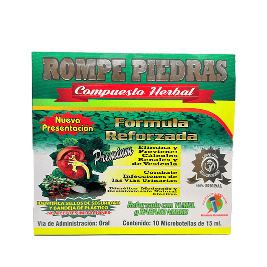 Rompe Piedras Compuesto Herbal Ampolleta Bebible